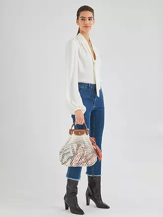 LONGCHAMP | Le Pliage Filet Collection Handtasche, Ecru | 